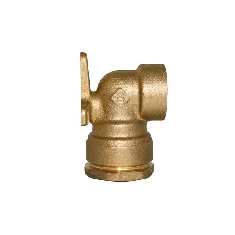 coude applique femelle diametre 25 mm pour tube pe